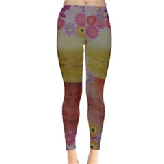 Macaroons And Floral Delights Women s Leggings