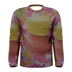 Macaroons And Floral Delights Men s Long Sleeve T-shirts