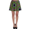 Repeated Geometric Circle Kaleidoscope Skater Skirts View1