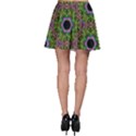 Repeated Geometric Circle Kaleidoscope Skater Skirts View2