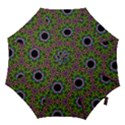 Repeated Geometric Circle Kaleidoscope Hook Handle Umbrellas (Large) View1