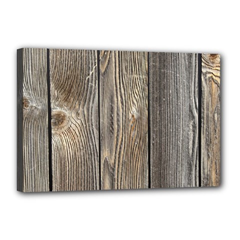 Wood Fence Canvas 18  X 12 