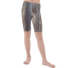 Wood Fence Kid s Mid Length Swim Shorts