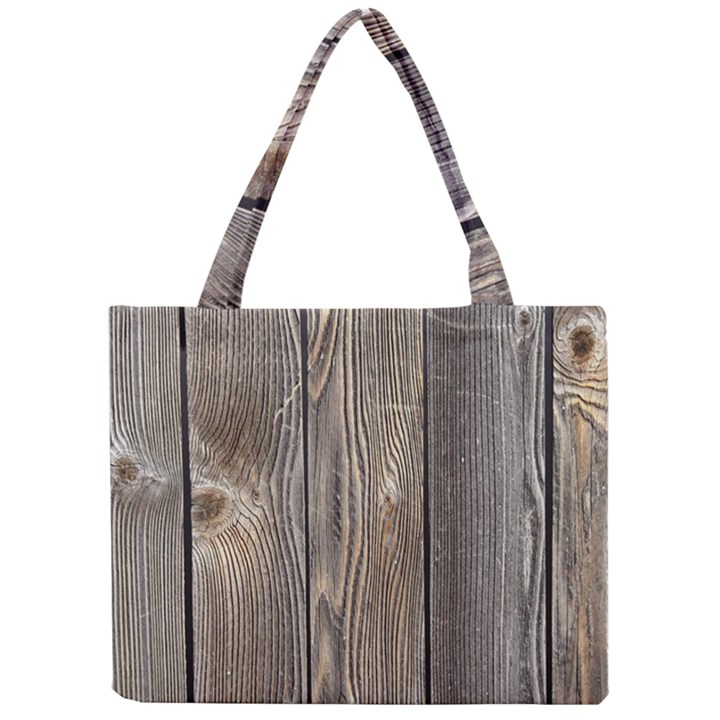 WOOD FENCE Tiny Tote Bags