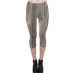 Wood Fence Capri Leggings