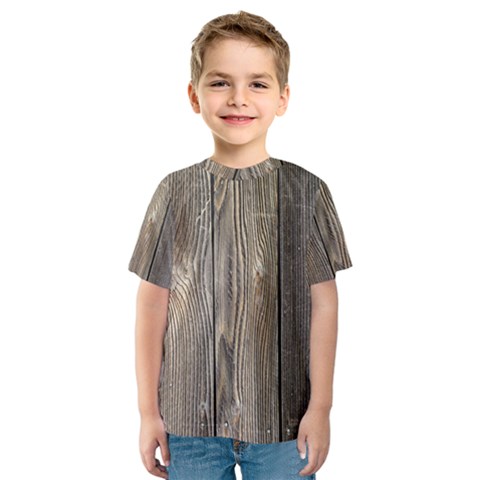 Wood Fence Kid s Sport Mesh Tees by trendistuff