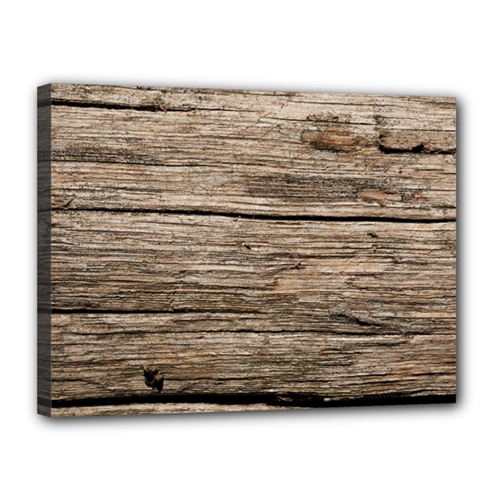 WEATHERED WOOD Canvas 16  x 12 