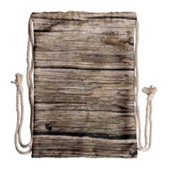 Weathered Wood Drawstring Bag (large) by trendistuff