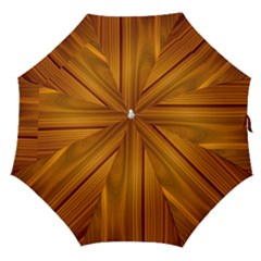 Shiny Striated Panel Straight Umbrellas