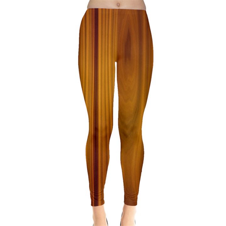 SHINY STRIATED PANEL Women s Leggings