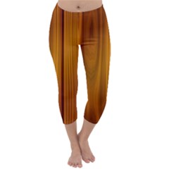 Shiny Striated Panel Capri Winter Leggings  by trendistuff