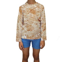 Osb Plywood Kid s Long Sleeve Swimwear by trendistuff