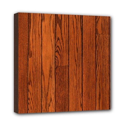 Oak Planks Mini Canvas 8  X 8  by trendistuff