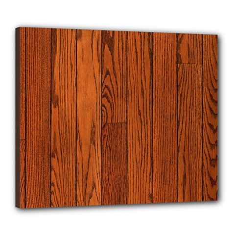 Oak Planks Canvas 24  X 20 