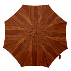 Oak Planks Hook Handle Umbrellas (medium) by trendistuff