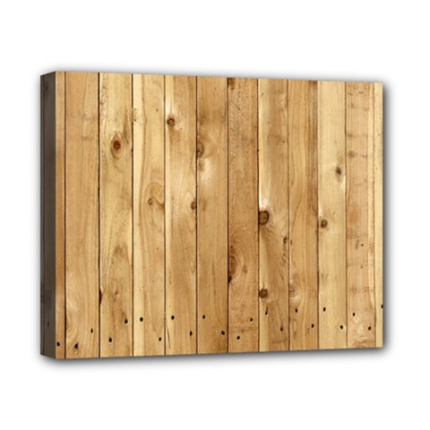 Light Wood Fence Canvas 10  X 8  by trendistuff