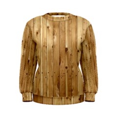 Light Wood Fence Women s Sweatshirts