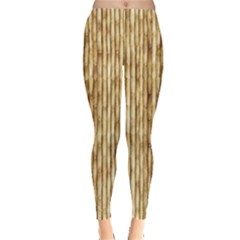 Light Beige Bamboo Women s Leggings by trendistuff