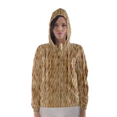 Light Beige Bamboo Hooded Wind Breaker (women)