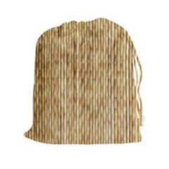 Light Beige Bamboo Drawstring Pouch (xxl)