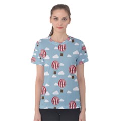 Hot Air Balloon Women s Cotton Tee