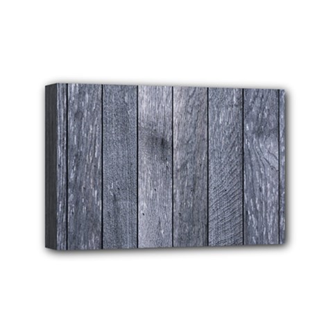 Grey Fence Mini Canvas 6  X 4 