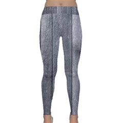 Grey Fence Yoga Leggings