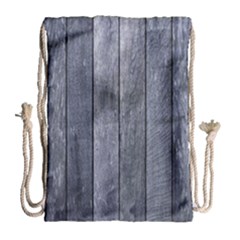 Grey Fence Drawstring Bag (large)