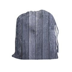 Grey Fence Drawstring Pouches (extra Large)