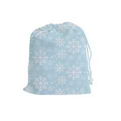 Frosty Drawstring Pouches (large) 