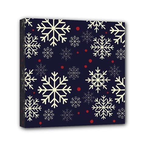 Snowflake Mini Canvas 6  X 6 