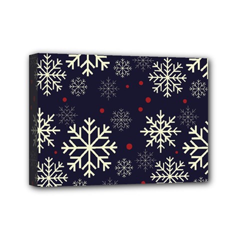 Snowflake Mini Canvas 7  X 5 