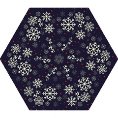 Snowflake Mini Folding Umbrellas