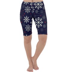 Snowflake Cropped Leggings