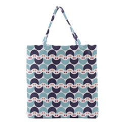 Moon Pattern Grocery Tote Bags