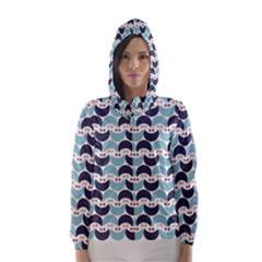 Moon Pattern Hooded Wind Breaker (women)