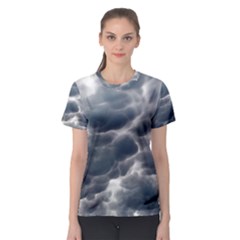 Storm Clouds 2 Women s Sport Mesh Tees