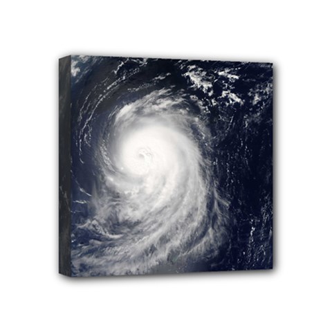 Hurricane Irene Mini Canvas 4  X 4  by trendistuff