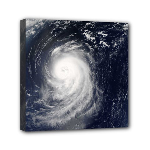 Hurricane Irene Mini Canvas 6  X 6  by trendistuff