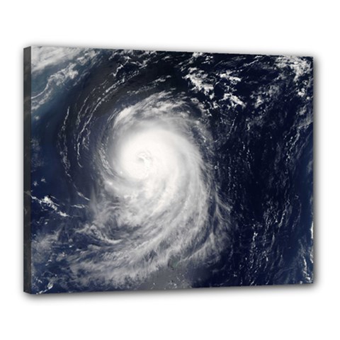 Hurricane Irene Canvas 20  X 16  by trendistuff