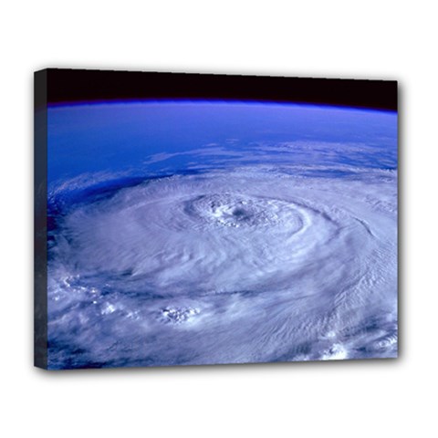 Hurricane Elena Canvas 14  X 11 