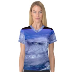 Women s V-neck Sport Mesh Tee