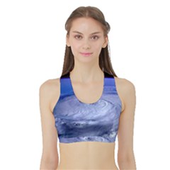 Women s Sports Bra With Border by trendistuff