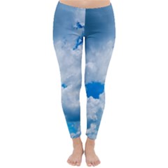 Cumulus Clouds Winter Leggings 