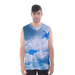 Cumulus Clouds Men s Basketball Tank Top