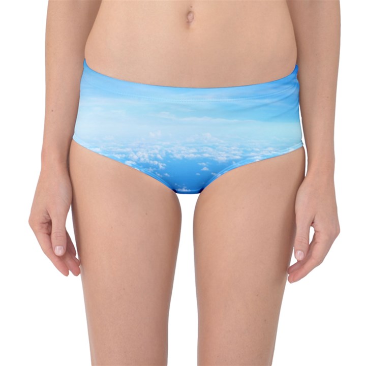 Mid-Waist Bikini Bottoms