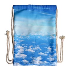 Clouds Drawstring Bag (large)