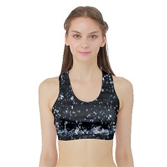 Women s Sports Bra With Border by trendistuff