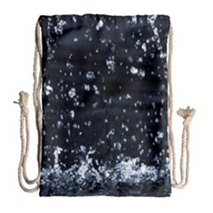 Autumn Rain Drawstring Bag (large)