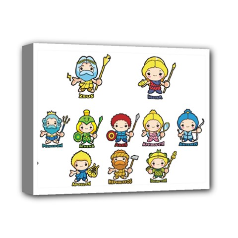 Kiddie Greek Gods Deluxe Canvas 14  X 11  by girlwhowaitedfanstore